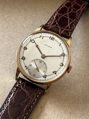 Cyma herrenuhr 18k mechanisch - cyma,