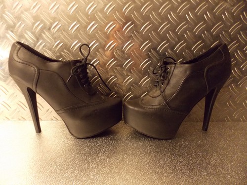 Plateau high heels oxford - high,