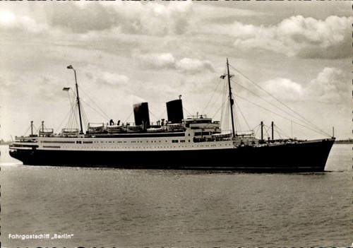 Bremerhaven fahrgastschiff - ak, bremerhaven,