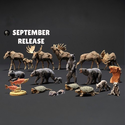 Tiere des nordens figuren - tiere,