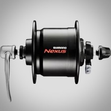 Shimano Fahrrad Nabendynamo DH-C3000-3N-QR schwarz 32 Loch