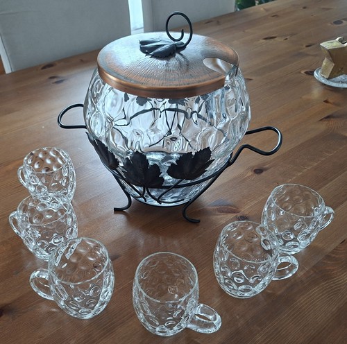 Vintage bowle service tlg - vintage, tlg.