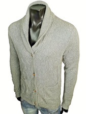 CARDIGAN JACKE STRICK SWEATJACKE WINTER RARE INDIGO WARM PULLI STYLER DICK 50 M