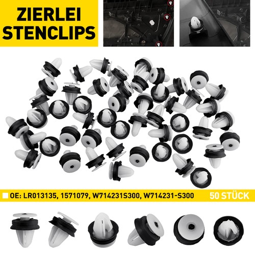 50x zierleistenklammer - 50x,