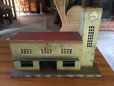 Eisenbahn Bahnhof von CABO Spur 0 / 1 Blechspielzeug