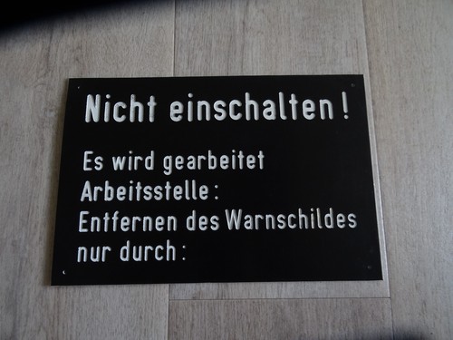 Original ddr maschinenschild - original,