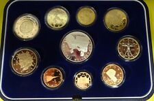 KMS Italien 2009 PP, 1 Cent-2 Euro 2009 + 2 € WWU PP + 5 € Silber PP, 10 Münzen!