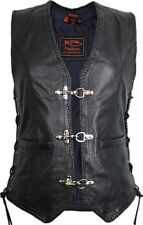 Damen Lederweste taillierter