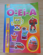 O-Ei-A Preisführer 2006 Ü Ei Katalog, Überraschungseier Figuren Preisliste Ü-Ei