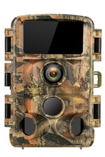 BlazeVideo Wildkamera 24MP Nachtsicht 1296P Full-HD wasserdicht 120° Weitwinkel