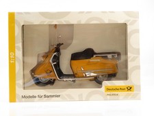 1:10 Schuco Heinkel (Tourist) Roller Motorroller Maßstab Deutsche Post Gelb