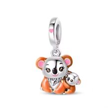 Koala mit Baby Charm Anhänger
