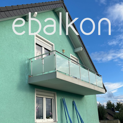 Balkongeländer glas edelstahl - glas,