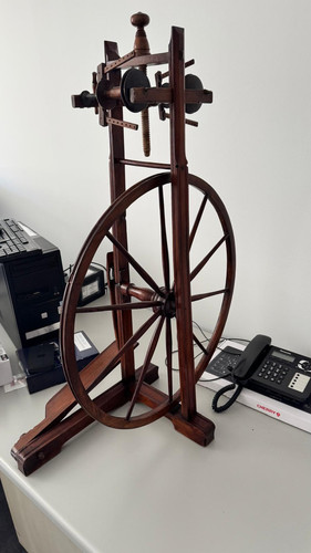 Original altes spinnrad aus - spinnrad,