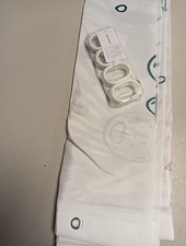 Duschvorhang 240x200 cm Meeresboden,Antischimmel Textil,Beschwerter Saum