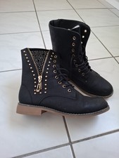 QUEENTINA Damen Stiefeletten Gefüttert Neuwertig GR.37