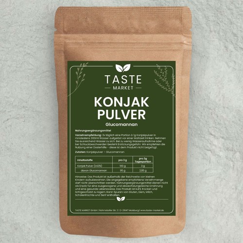 Konjak pulver - konjak,