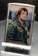 Original Zippo /  ein Zippo-Unikat mit Druck-Motiv / Rambo