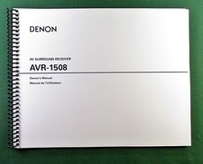 Denon AVR-1508 Instruction