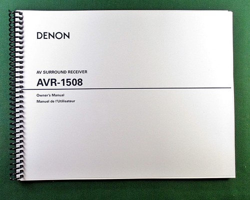 Denon avr 1508 instruction - avr-1508,