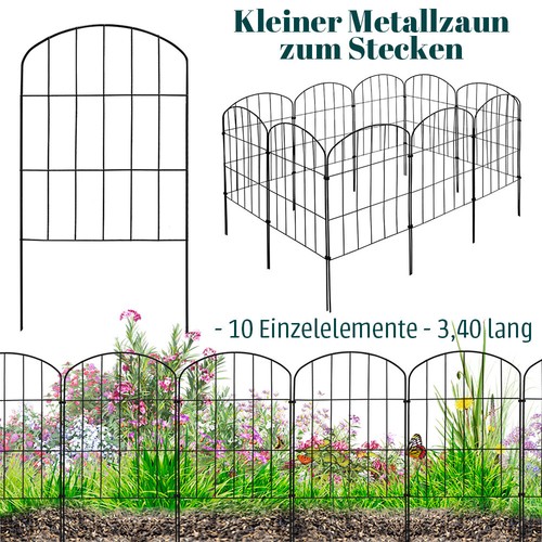 Zaun gartenzaun steckzaun - zaun,
