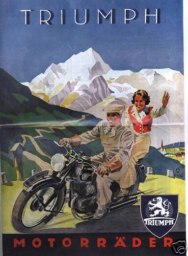 Triumph 1938 prospekt b350 - 1938,