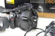 Nikon D60 10.2MP DSLR Kamera Body, Auslösungen /shutter count 14329 !lesen!!