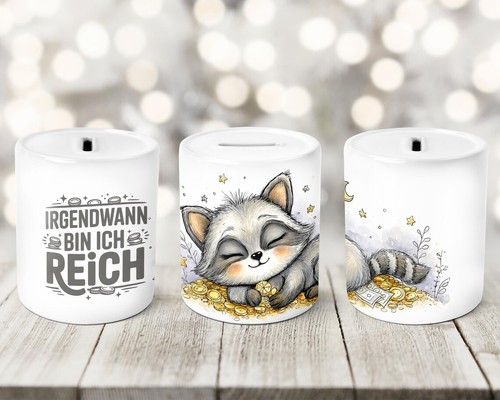 Spardose irgendwann bin ich - spardose,