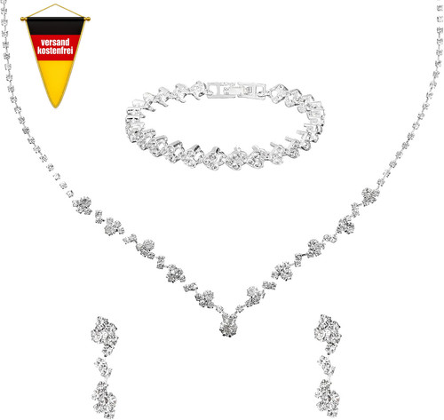 Damen schmuckset mit kette - damen,
