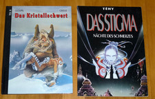 DAS KRISTALLSCHWERT Goupil Crisse Bd 3 HC Z1 & Tehy DAS STIGMA Bd 1 Nächte SC Z2
