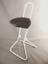 Bügelstehhilfe Stehhilfe Ergonomisch Stehstuhl Bügelstuhl 65-85cm Weiss