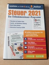 Aldi Steuer 2021 Steuersoftware für PC - CD mit Beschreibung und Hülle