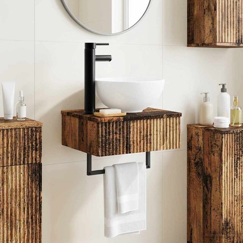 Wandwaschbecken altholz x - altholz,
