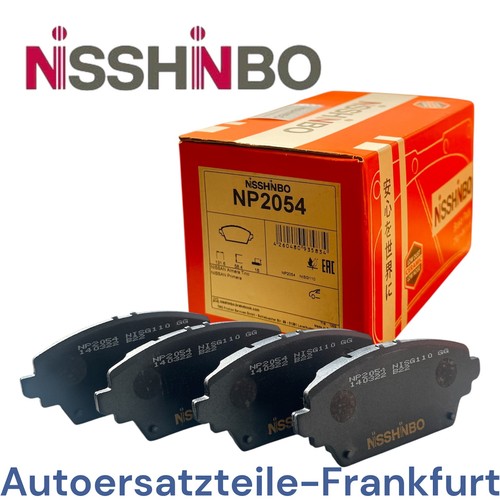 Nisshinbo bremsbeläge vorne - bremsbeläge,