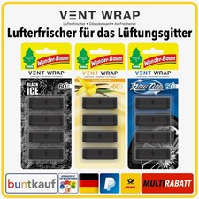 Wunder-Baum Auto Lufterfrischer VENT WRAP 4er-Pack