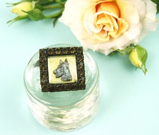 Konplott Ring gross bronze Einzelstück Swarovski Strassteine braun neu