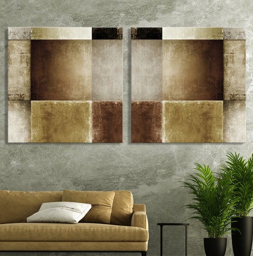Part abstrakt leinwand - leinwand, bild
