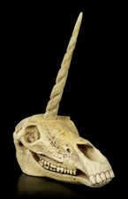 Einhorn totenkopf gothic - -,