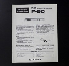 Original pioneer tuner - f-90,