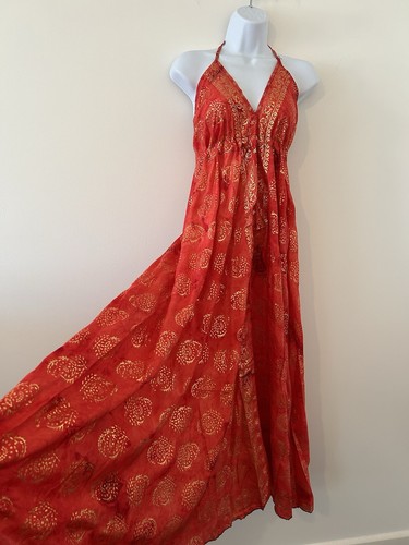 Kleid lang seide one size - seide, maxi