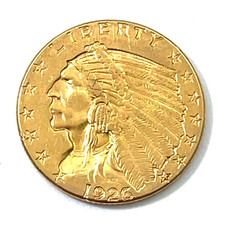 1926 Gold Indianer Kopf