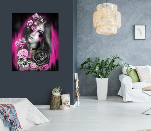 Schwarze rose c4514 - schwarze,