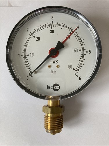 Tecsis manometer 6 bar - manometer, 0