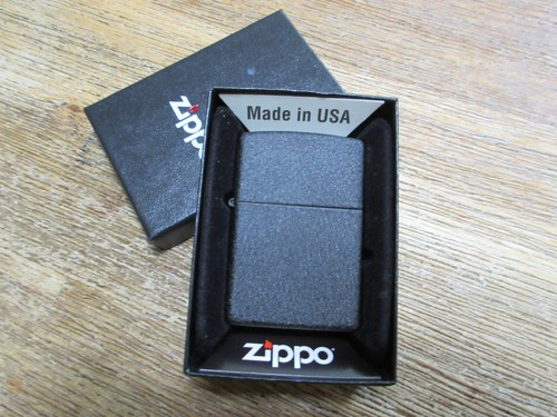 Zippo black crackle - zippo,