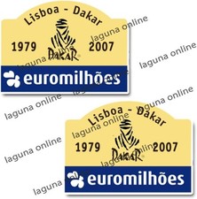 dakar rally Logo Glanz Wetterfest Aufkleber Sticker 11
