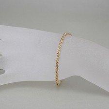 Armband Zopfmuster in 585/14k