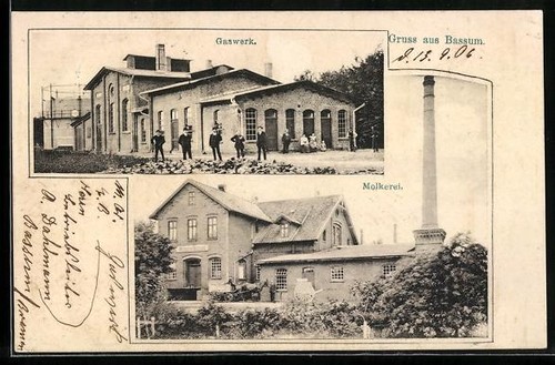 Bassum gaswerk molkerei - bassum,, gaswerk,
