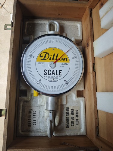 Dillon skale 5000kg analoge - skale,