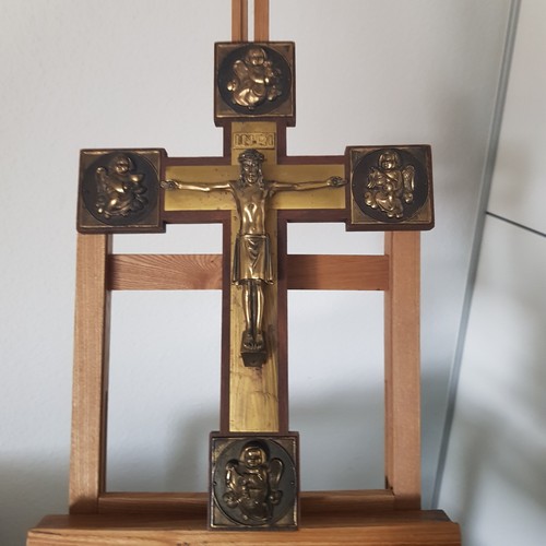 Wandkreuz kruzifix art deco - kruzifix,
