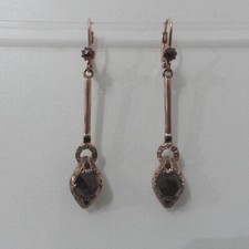 Granatschmuck granat ohrringe - granat,